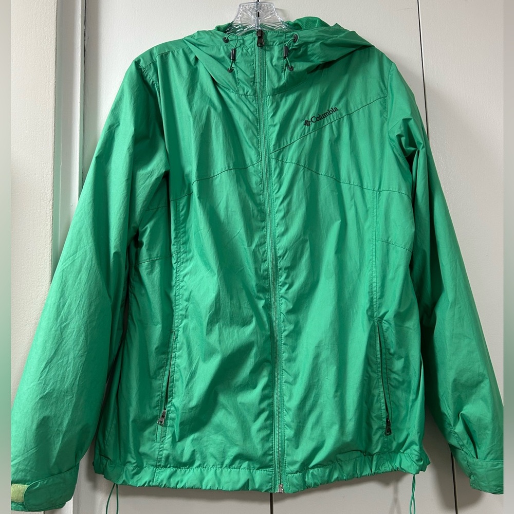 Columbia Emerald Green Hooded Jacket